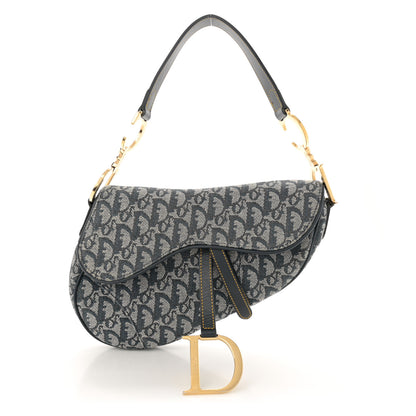 Christian Dior Monogram Saddle Bag Blue 1 of 13