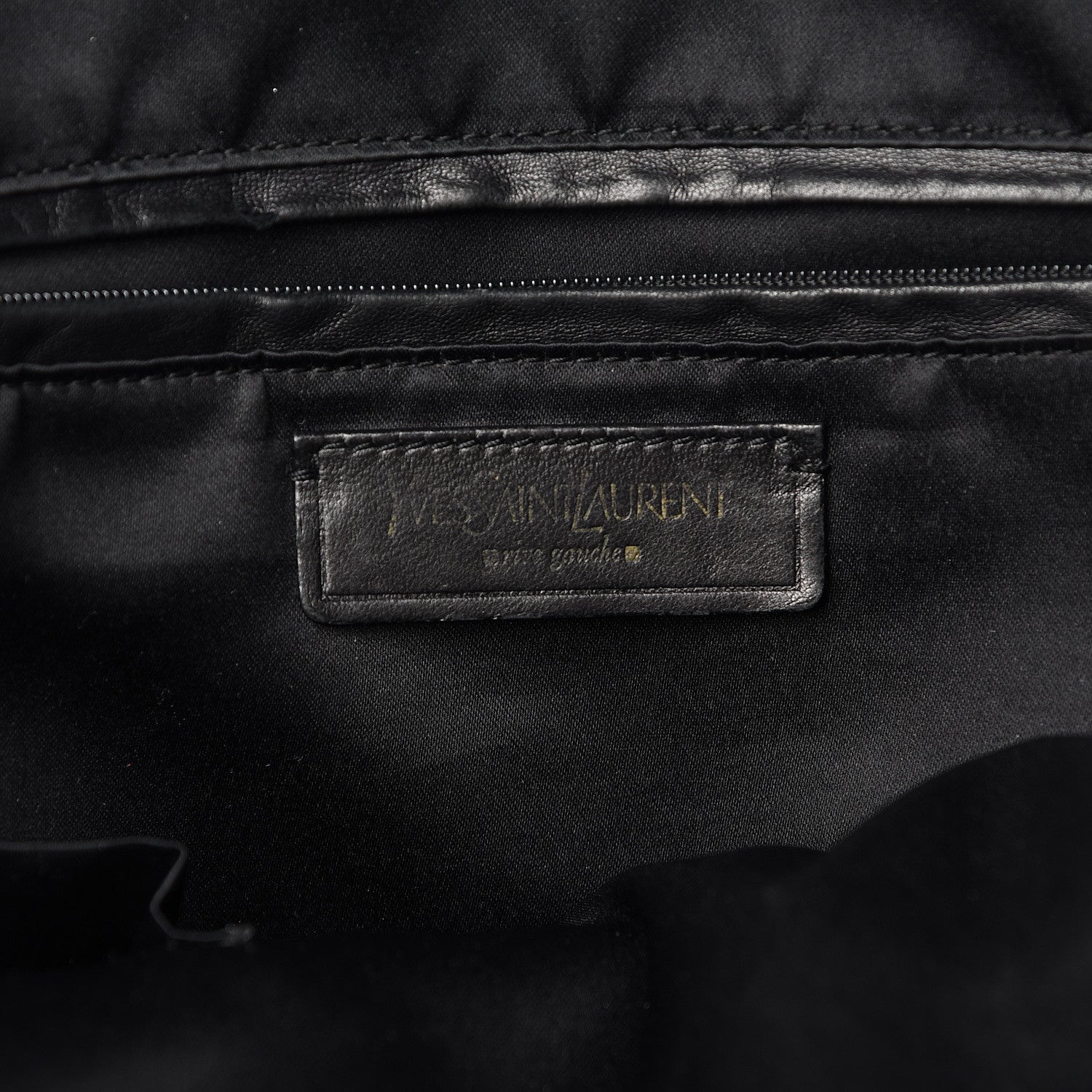 Saint Laurent Metallic Calfskin Oversized Muse Gunmetal 6 of 26