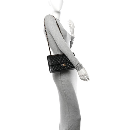 Chanel Caviar Quilted Medium Double Flap Black 3 of 10