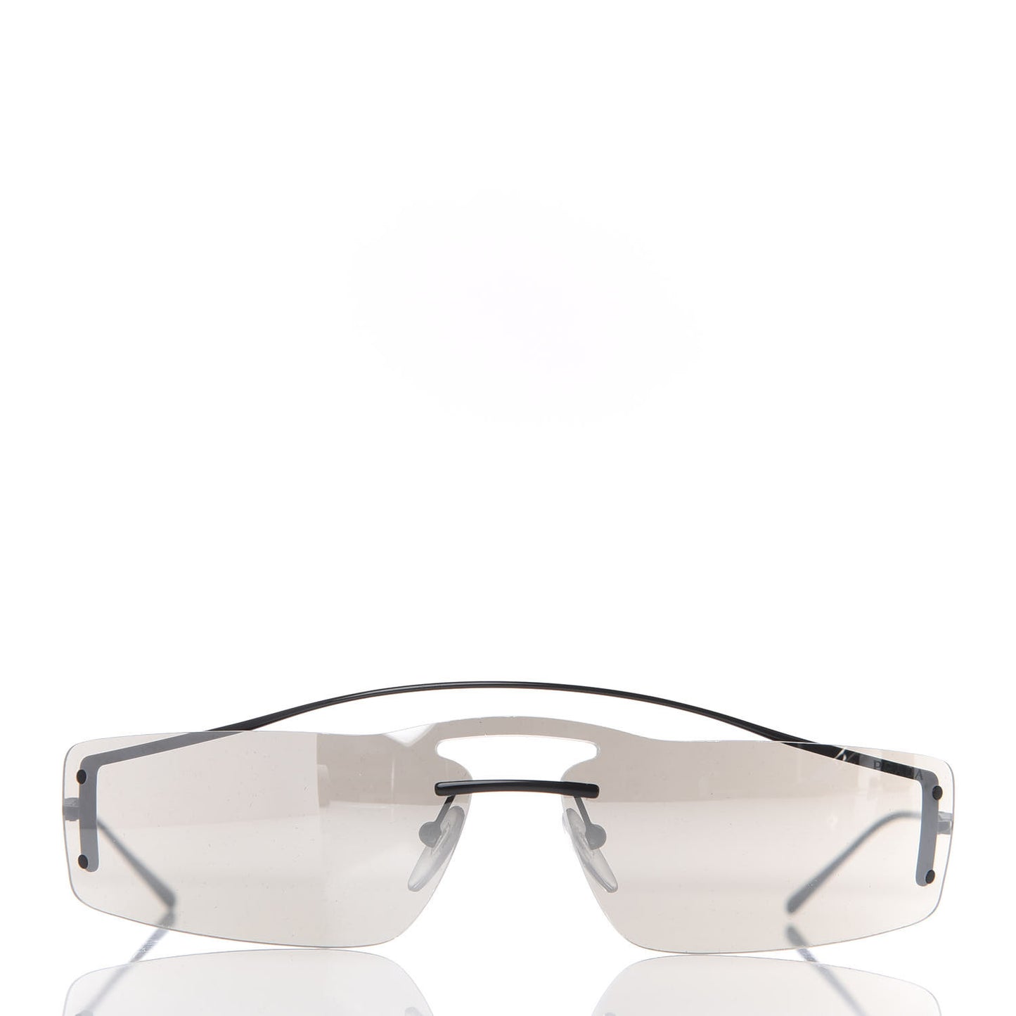 Rectangle Shield Sunglasses SPR 61V Black