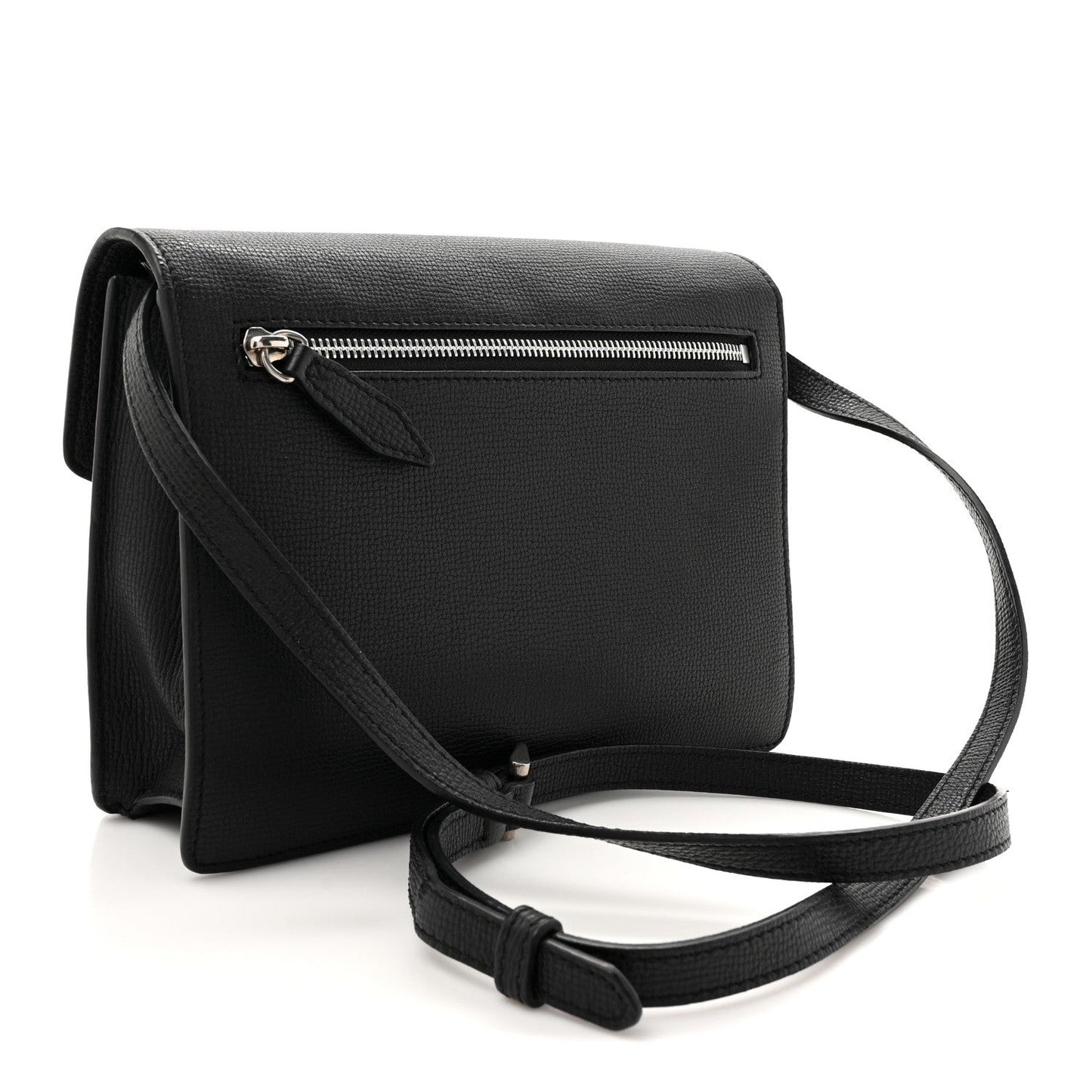 Derby Calfskin Vintage Check Small Macken Crossbody Bag Black