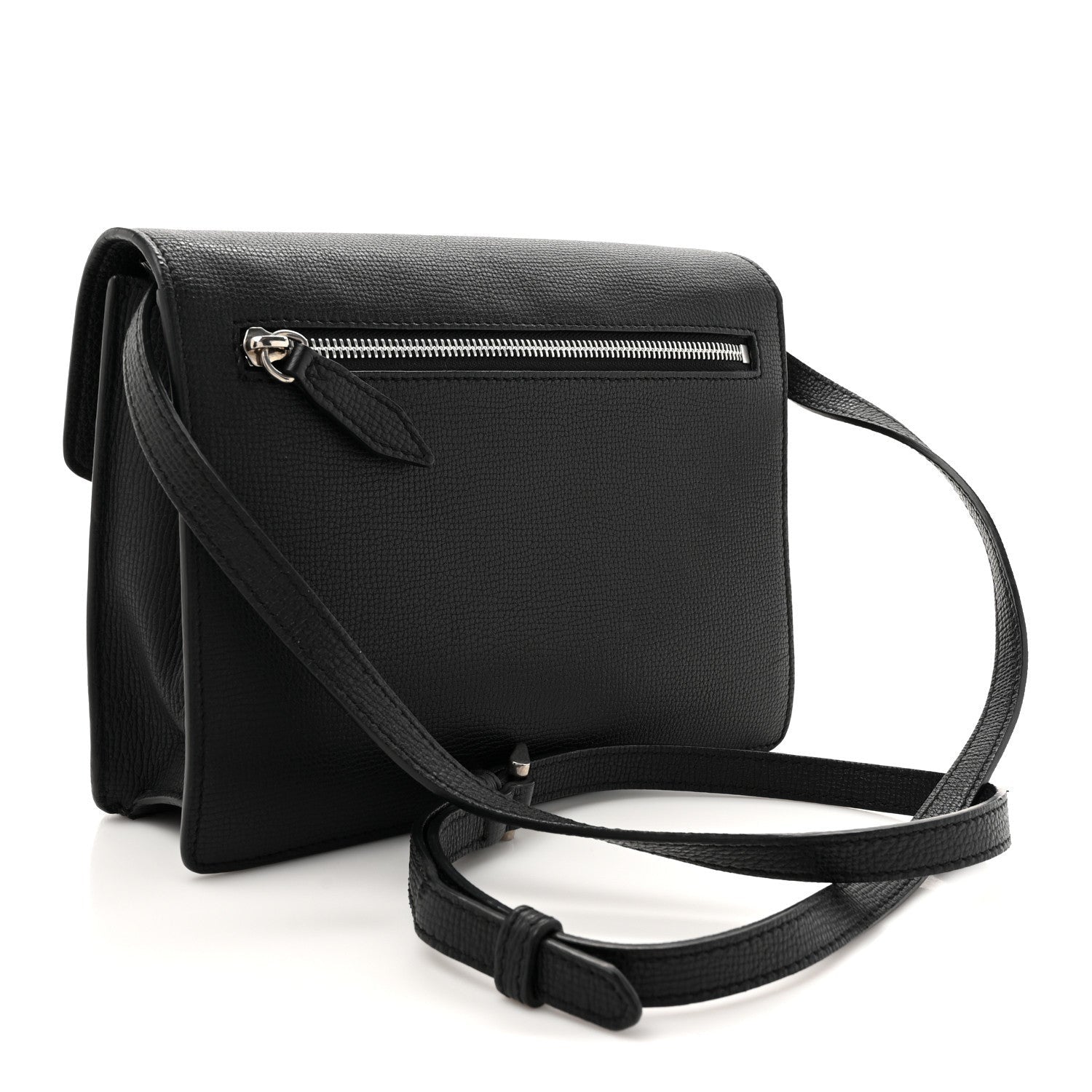 Burberry Derby Calfskin Vintage Check Small Macken Crossbody Bag Black 3 of 7