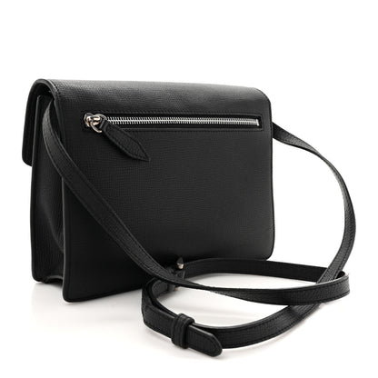 Burberry Derby Calfskin Vintage Check Small Macken Crossbody Bag Black 3 of 7