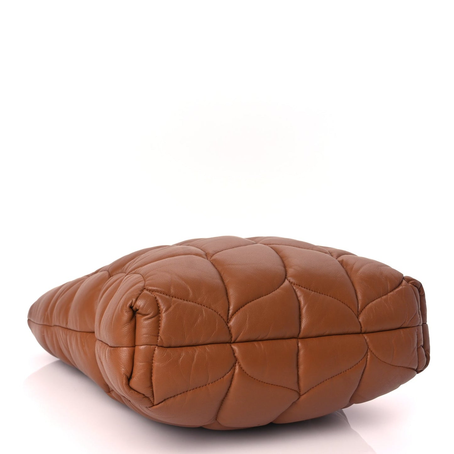 Nappa Pillow Quilted Big Softie Tote Tobacco