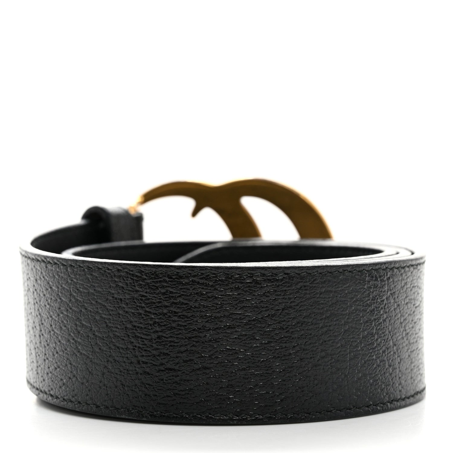 Gucci Calfskin Double G 30mm Belt 80 32 Black 2 of 6