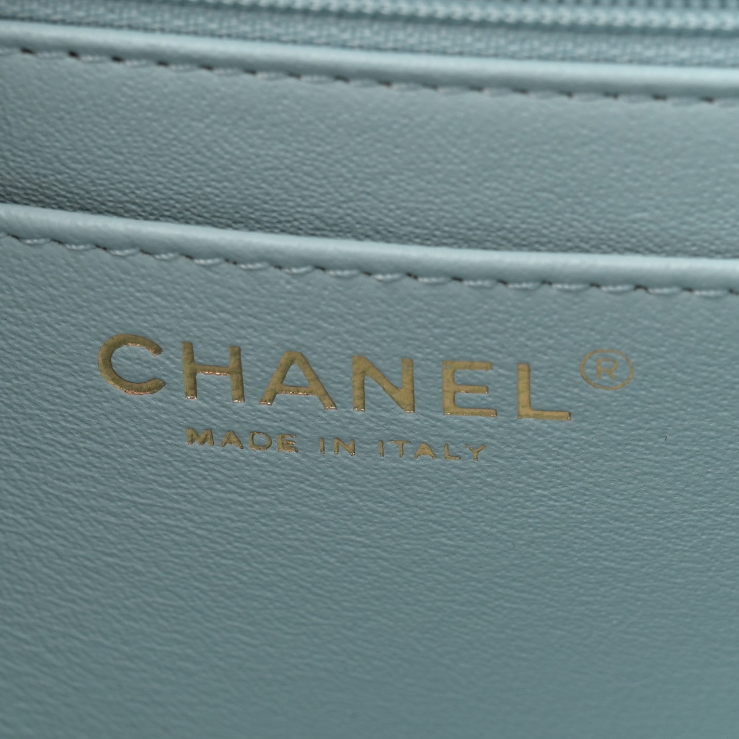 Chanel Aged Calfskin Quilted 2.55 Reissue Mini Flap Light Blue 6 of 7