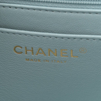 Chanel Aged Calfskin Quilted 2.55 Reissue Mini Flap Light Blue 6 of 7