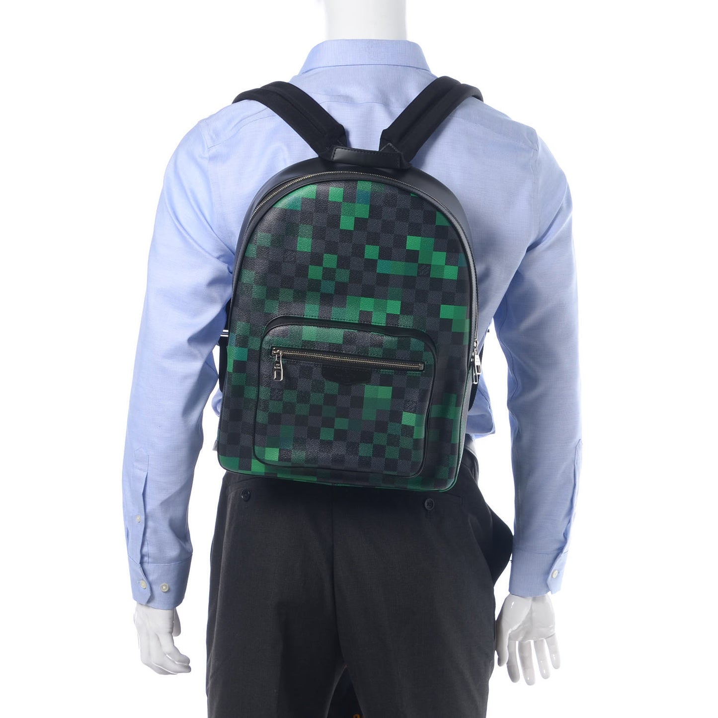 Damier Graphite Pixel Josh Backpack Vert