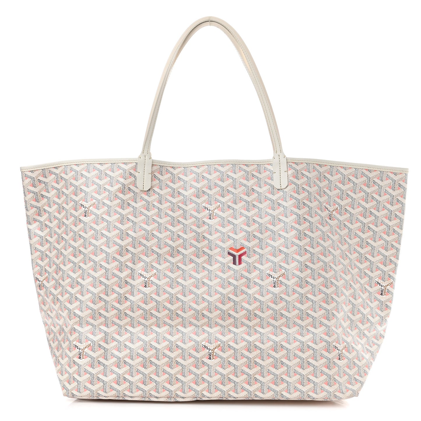 Goyardine Saint Louis Claire Voie GM White Pink