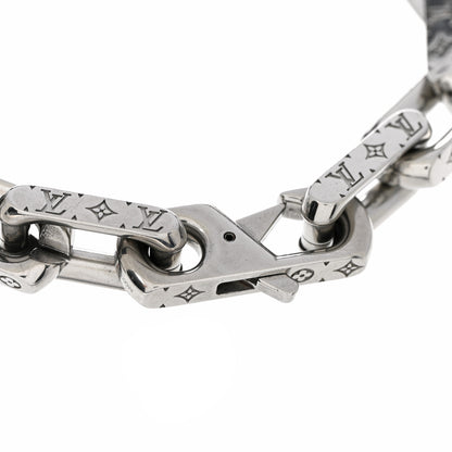 Louis Vuitton Monogram Chain Link Bracelet M Silver 4 of 5