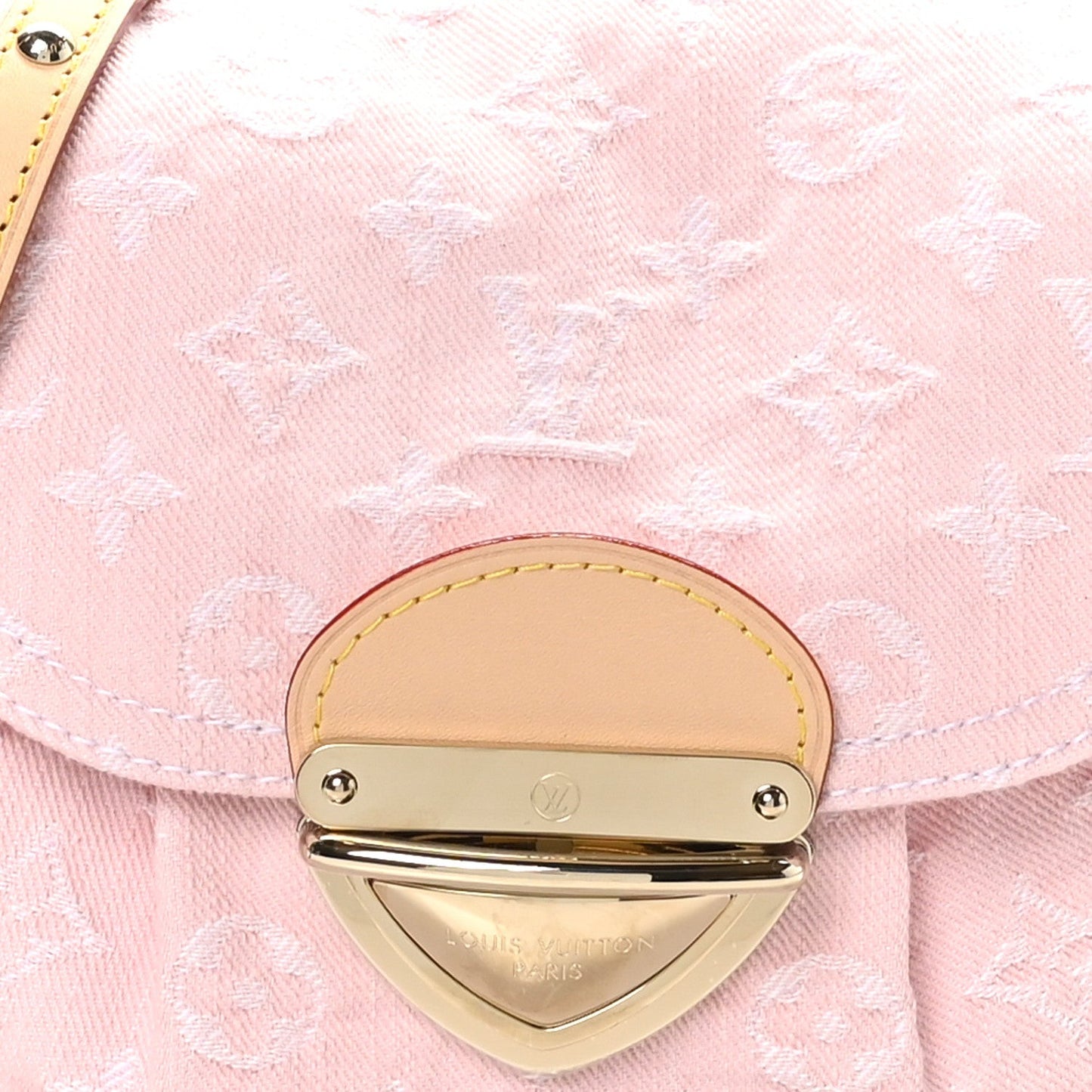 Monogram Denim Sunset Washed Pink