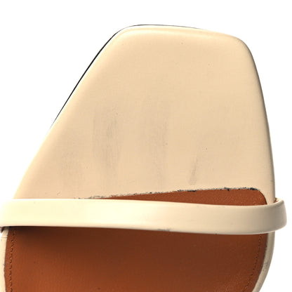 Saint Laurent Patent Calfskin 110 Opyum Sandals 38.5 Real Beige 10 of 14