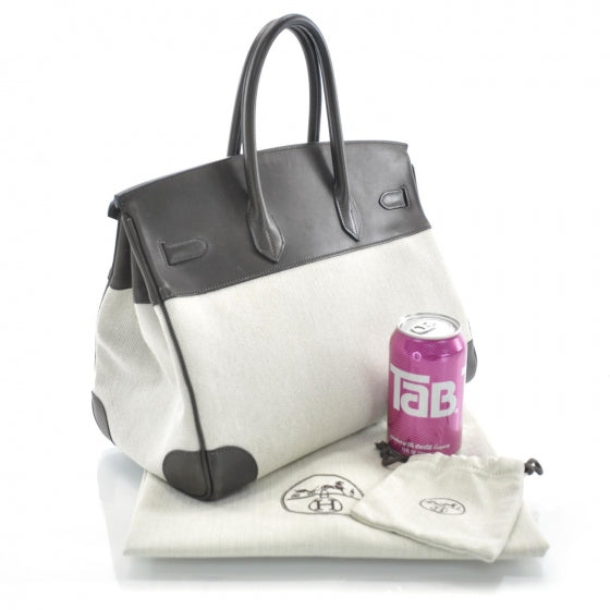 Toile Barenia Birkin 35 Ebene