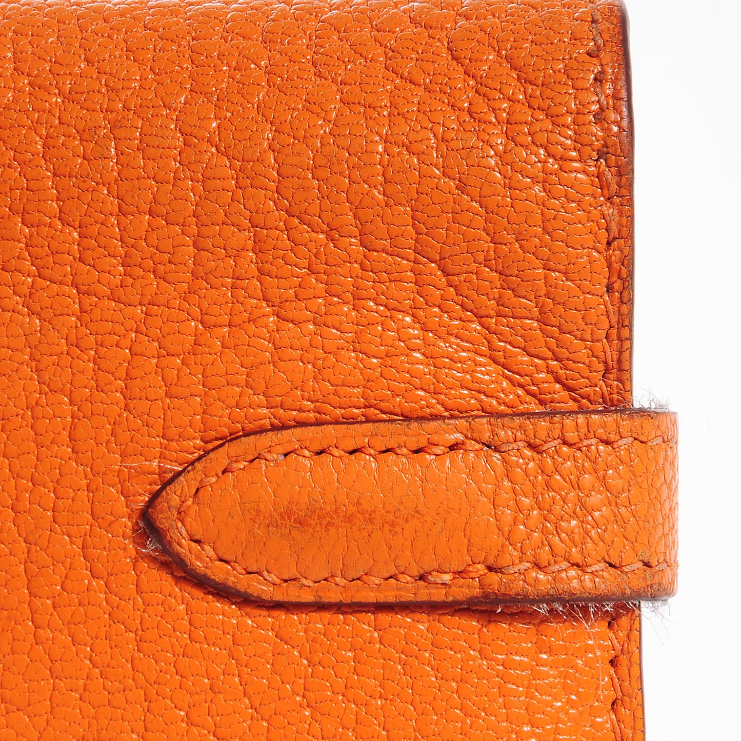 Chevre Mysore Kelly Longue Wallet Orange