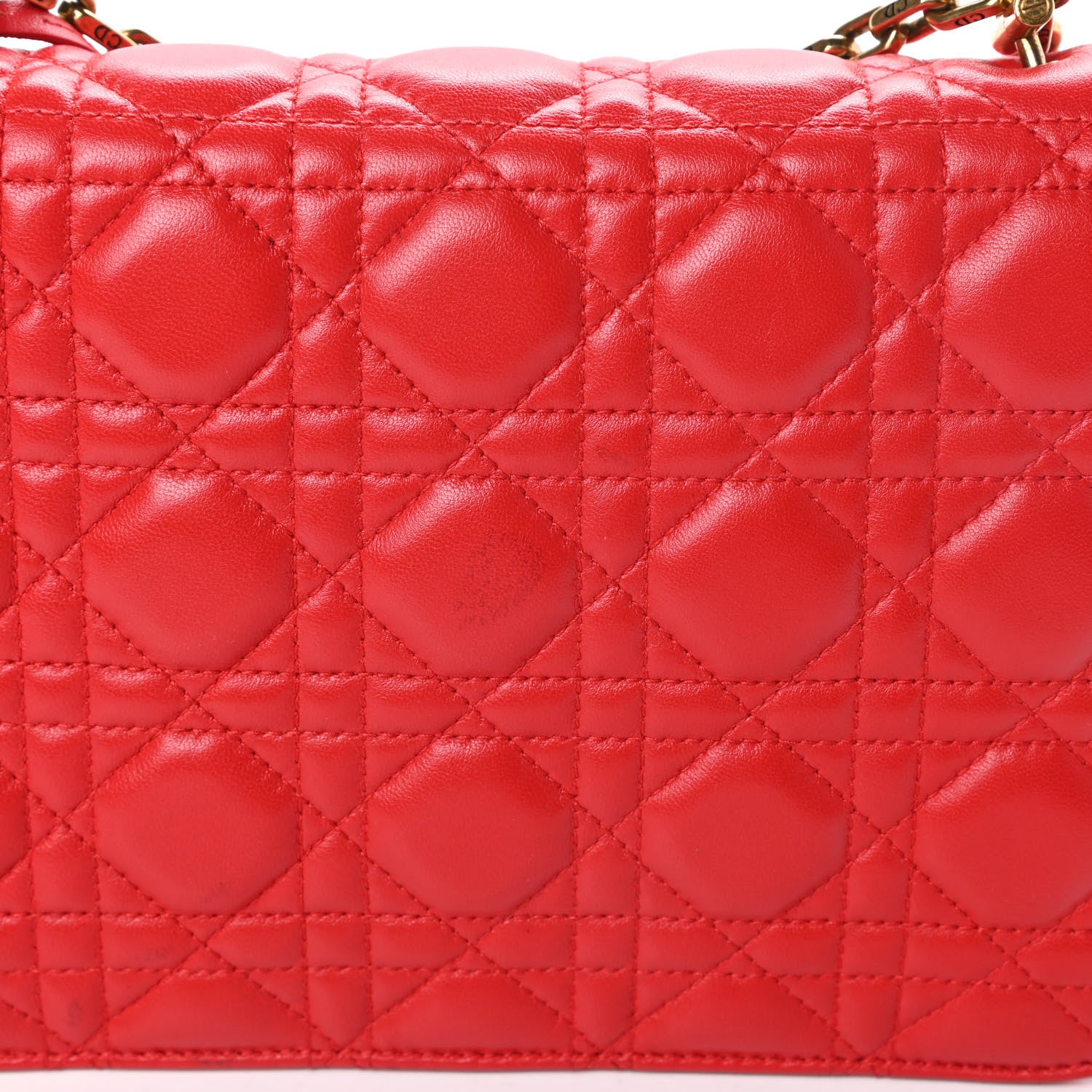 Christian Dior Lambskin Cannage Large Dioraddict Flap Red 16 of 16