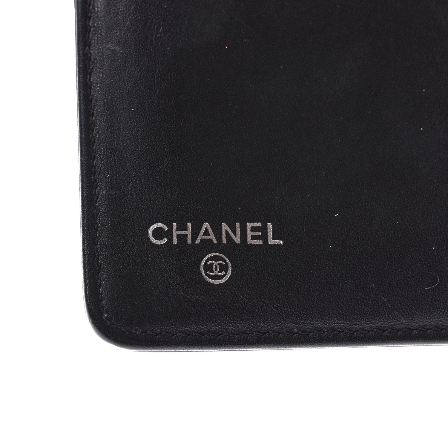 Chanel Caviar Timeless CC Zipped Pocket Wallet Dark Purple 6 of 7