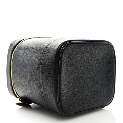 Chanel Caviar Vanity Cosmetic Case Black 4 of 9
