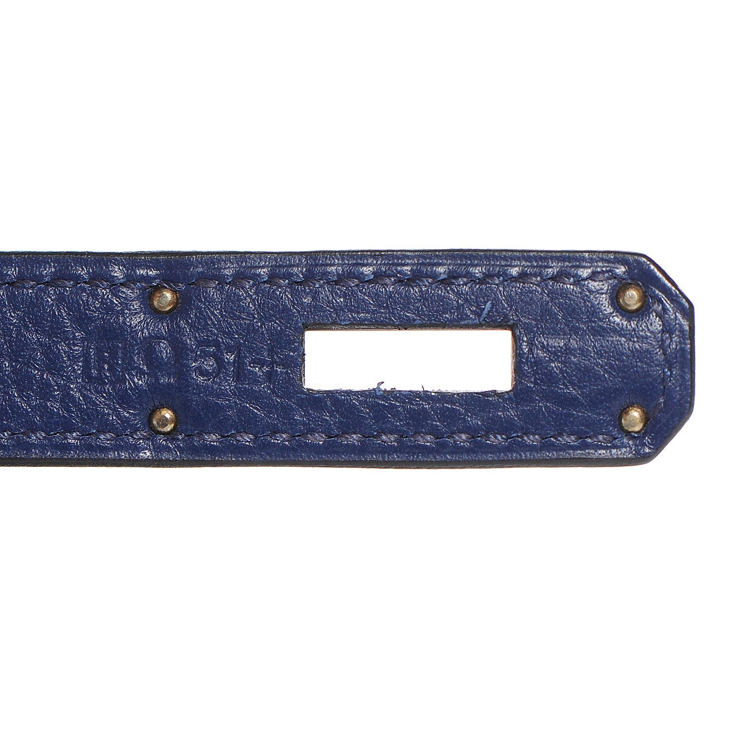 Hermes Togo Kelly Retourne 32 Bleu Saphir 11 of 23