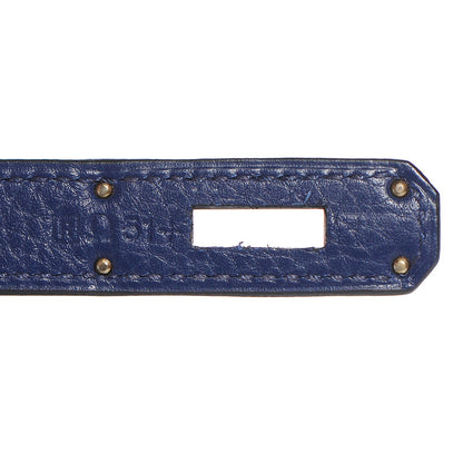 Hermes Togo Kelly Retourne 32 Bleu Saphir 11 of 23