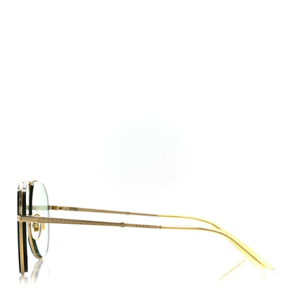 Gucci Metal Aviator Sunglasses GG0356S Gold 3 of 7