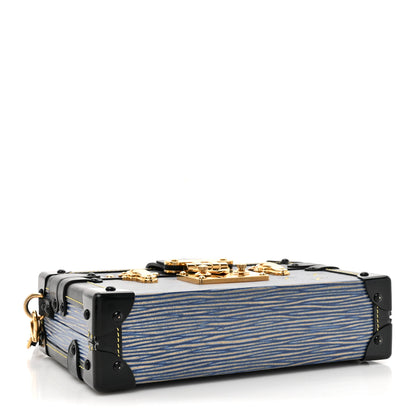 Louis Vuitton Epi Petite Malle Denim Light 4 of 18