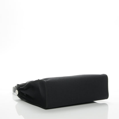 Hermes Military Toile Vache Hunter Herbag Zip PM 31 Black 4 of 8