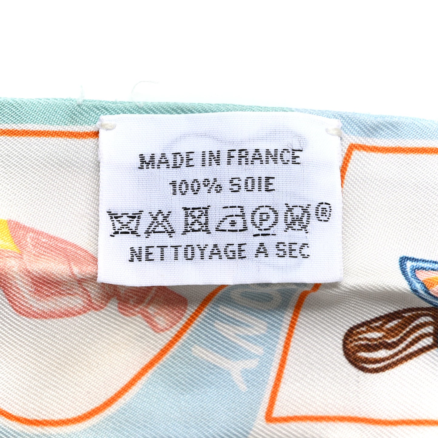 Silk Funny Ice Cream Twilly Aqua Orange Jaune