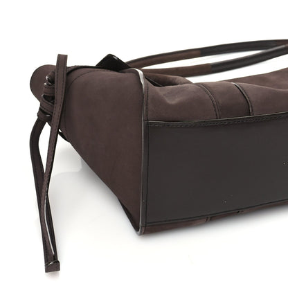 Burberry Nubuck Small Soft Bayswater Satchel Ebony 7 of 8