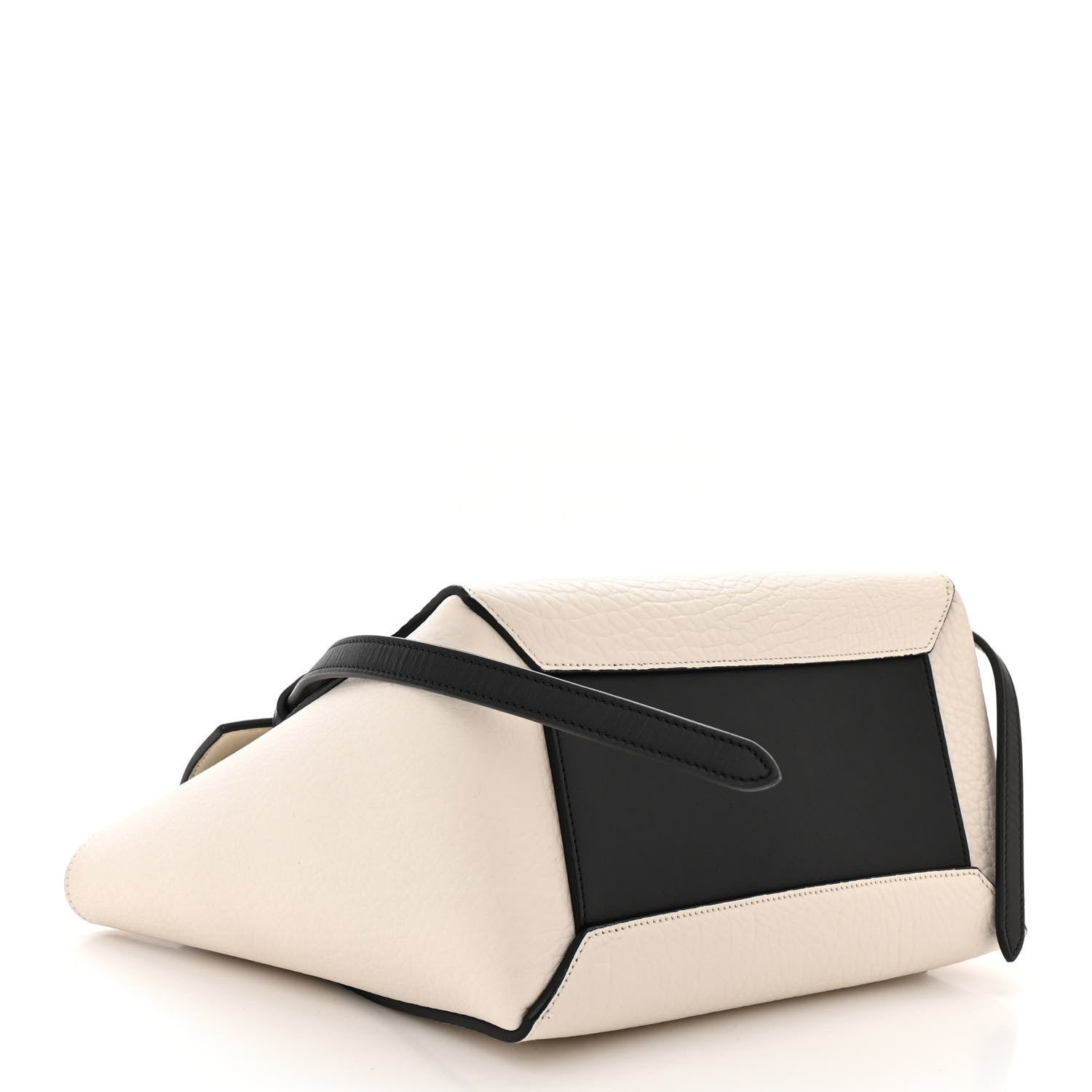 Celine Bullhide Micro Belt Bag Black White 4 of 11