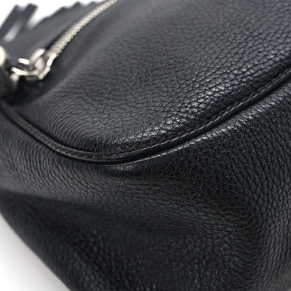 Chanel Grained Calfskin Tassel Shoulder Bag Black 11 of 12