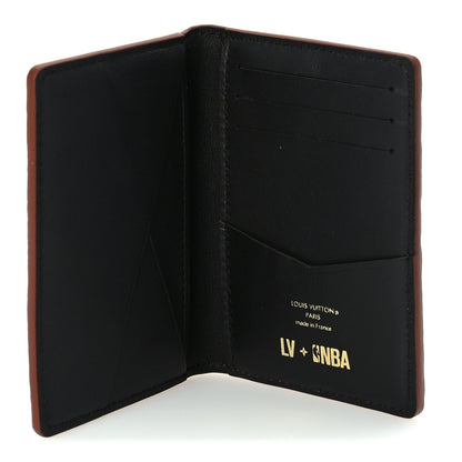 Louis Vuitton X NBA Grained Calfskin Monogram Pocket Organizer  Brick Orange 7 of 7