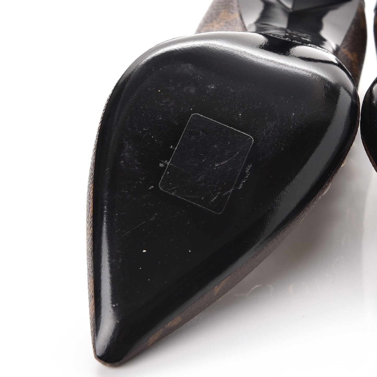 Calfskin Monogram Eldorado Pumps 37.5 Cacao