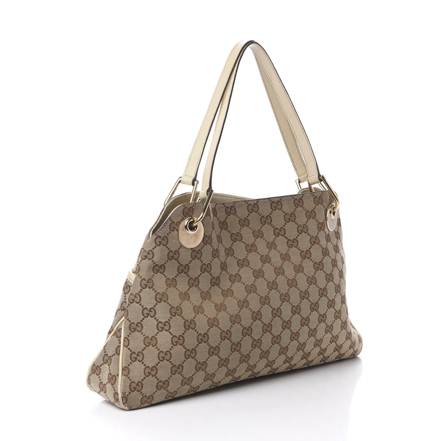 Monogram Medium Eclipse Shoulder Bag Off White