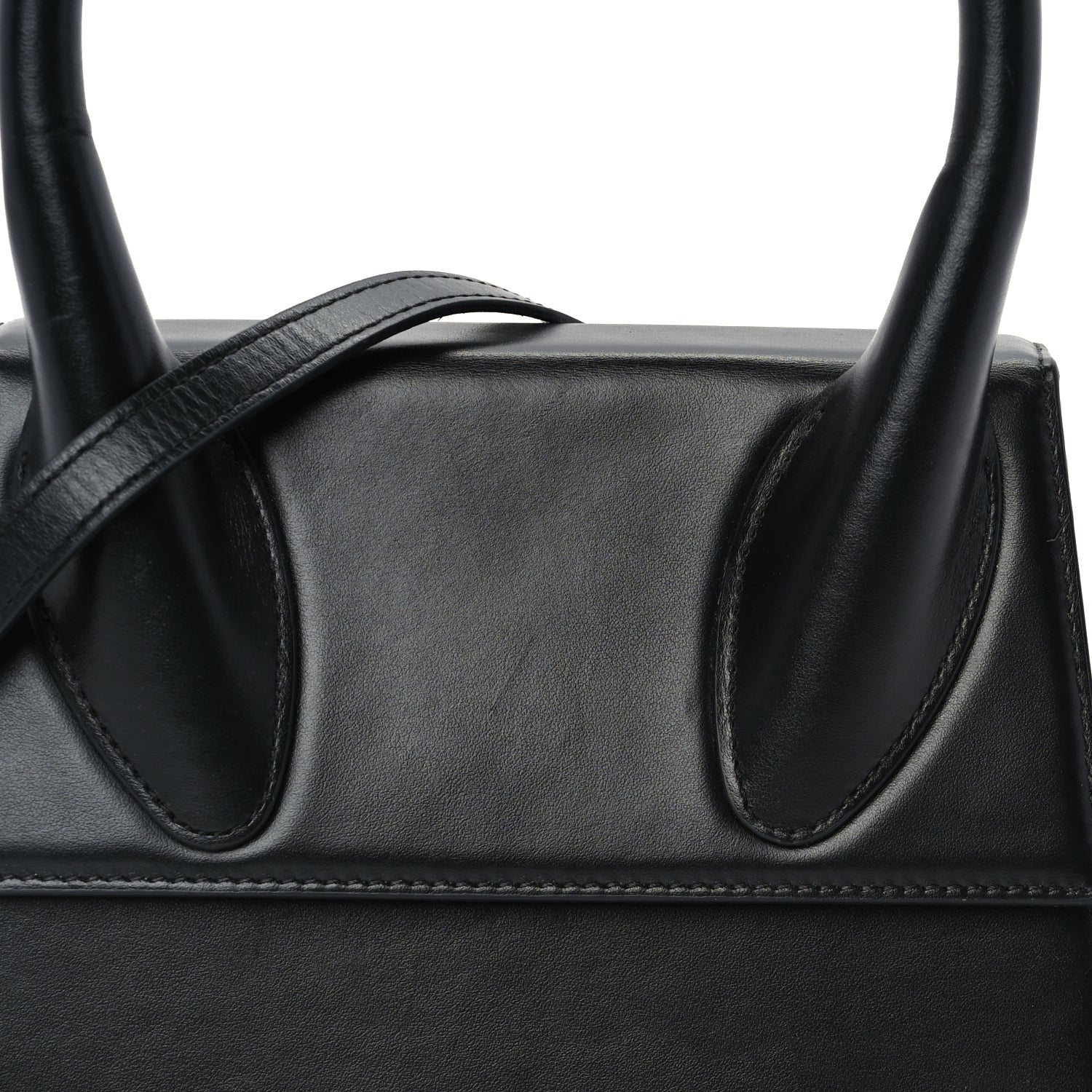 Jacquemus Smooth Calfskin Le Grand Chiquito  Black 6 of 8