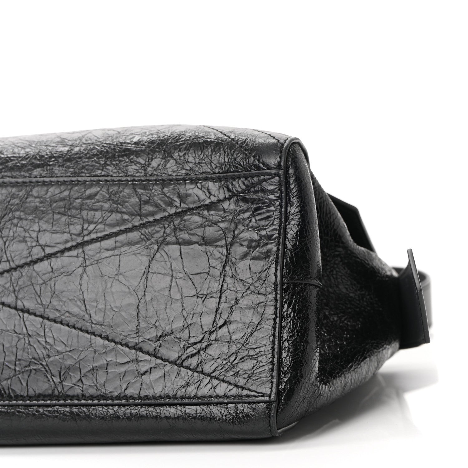 Givenchy Creased Patent Calfskin Medium ID Flap Black 9 of 9