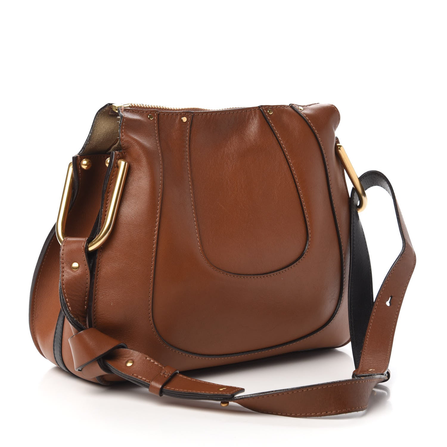 Chloe Calfskin Small Hayley Hobo Tan 3 of 9