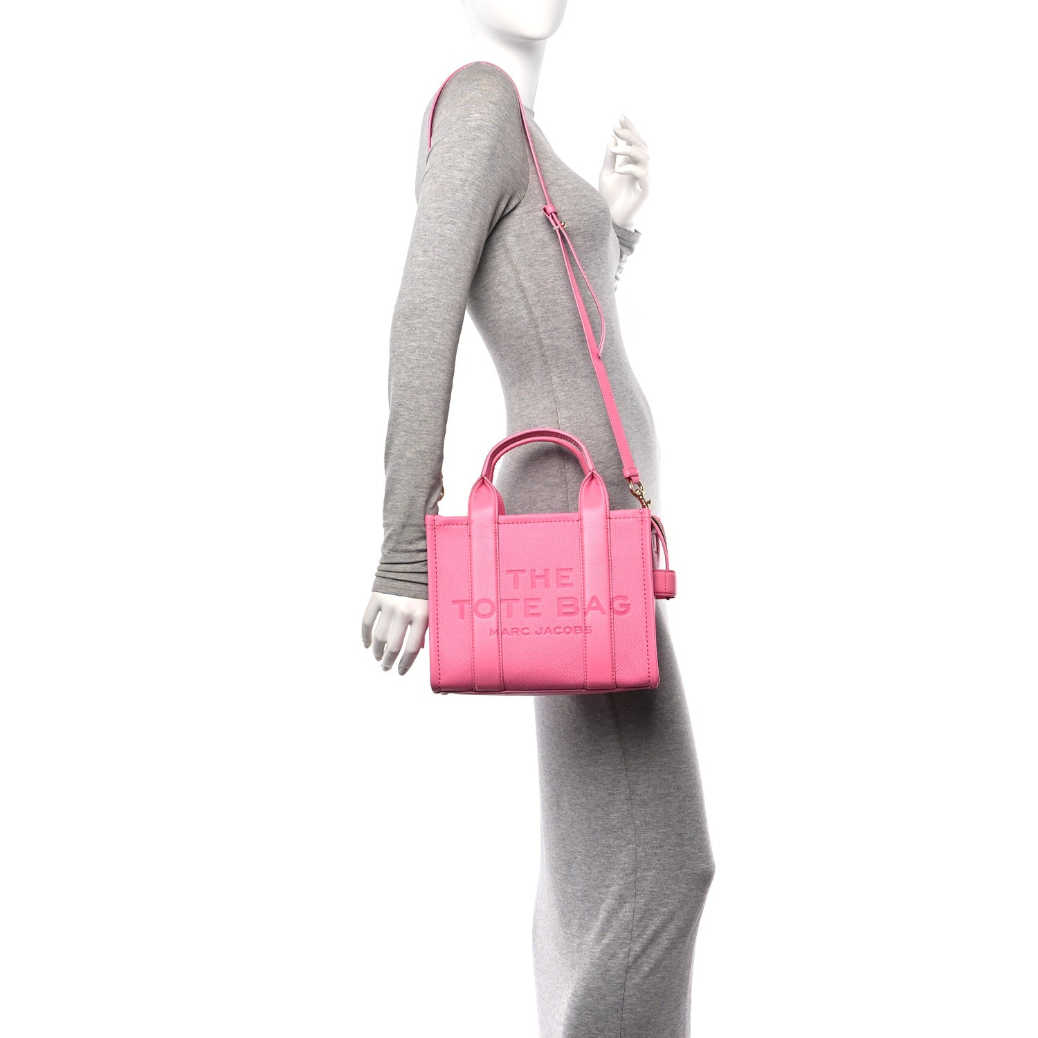 Marc Jacobs Grained Calfskin Small The Tote Bag Morning Glory 2 of 11