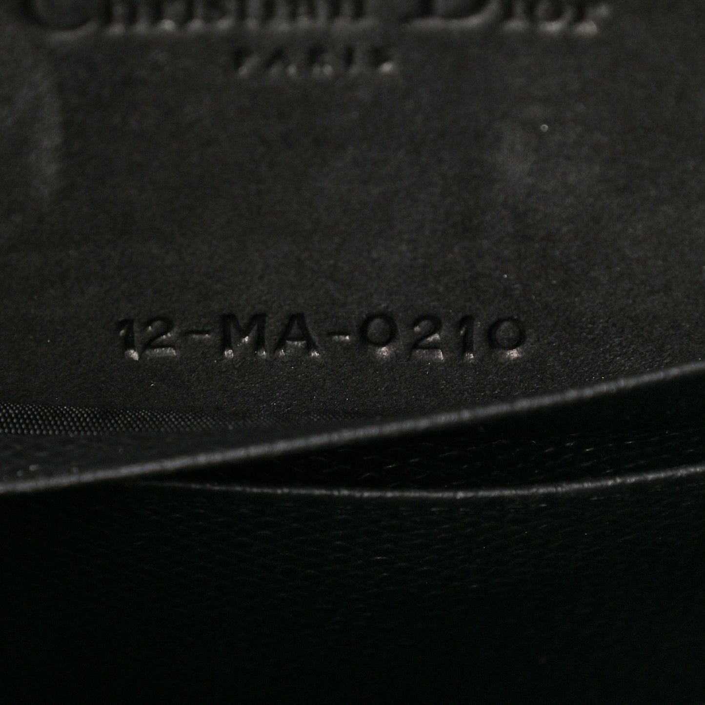 Grained Calfskin Saddle Belt Bag Black