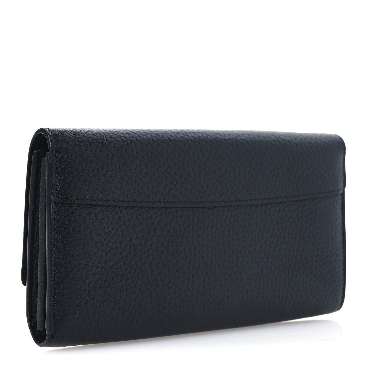Taurillon Embellished Capucines Long Wallet Black