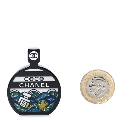 Chanel Resin Glitter Coco  Brooch  Black Multicolor 2 of 4