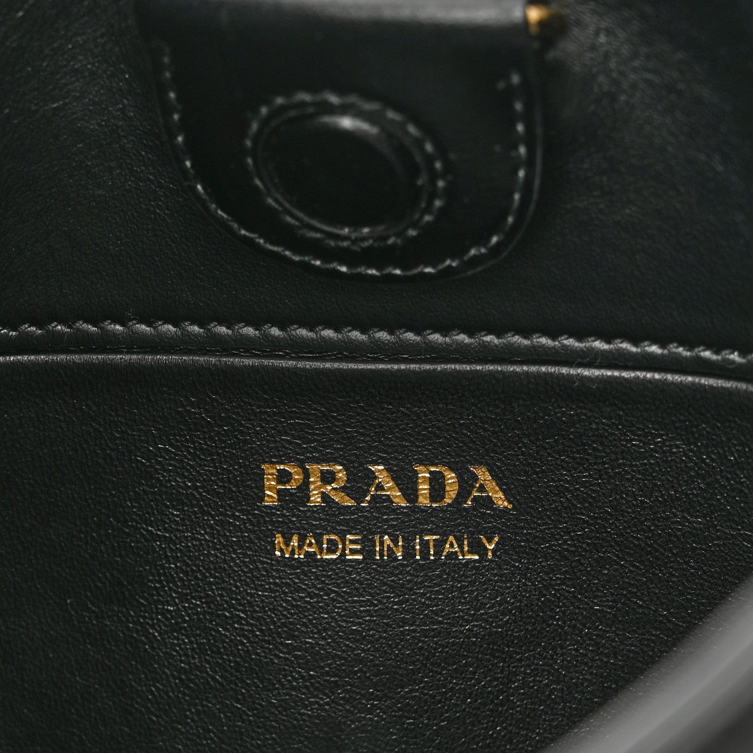 Prada Box Calfskin Shoulder Bag Black 6 of 9
