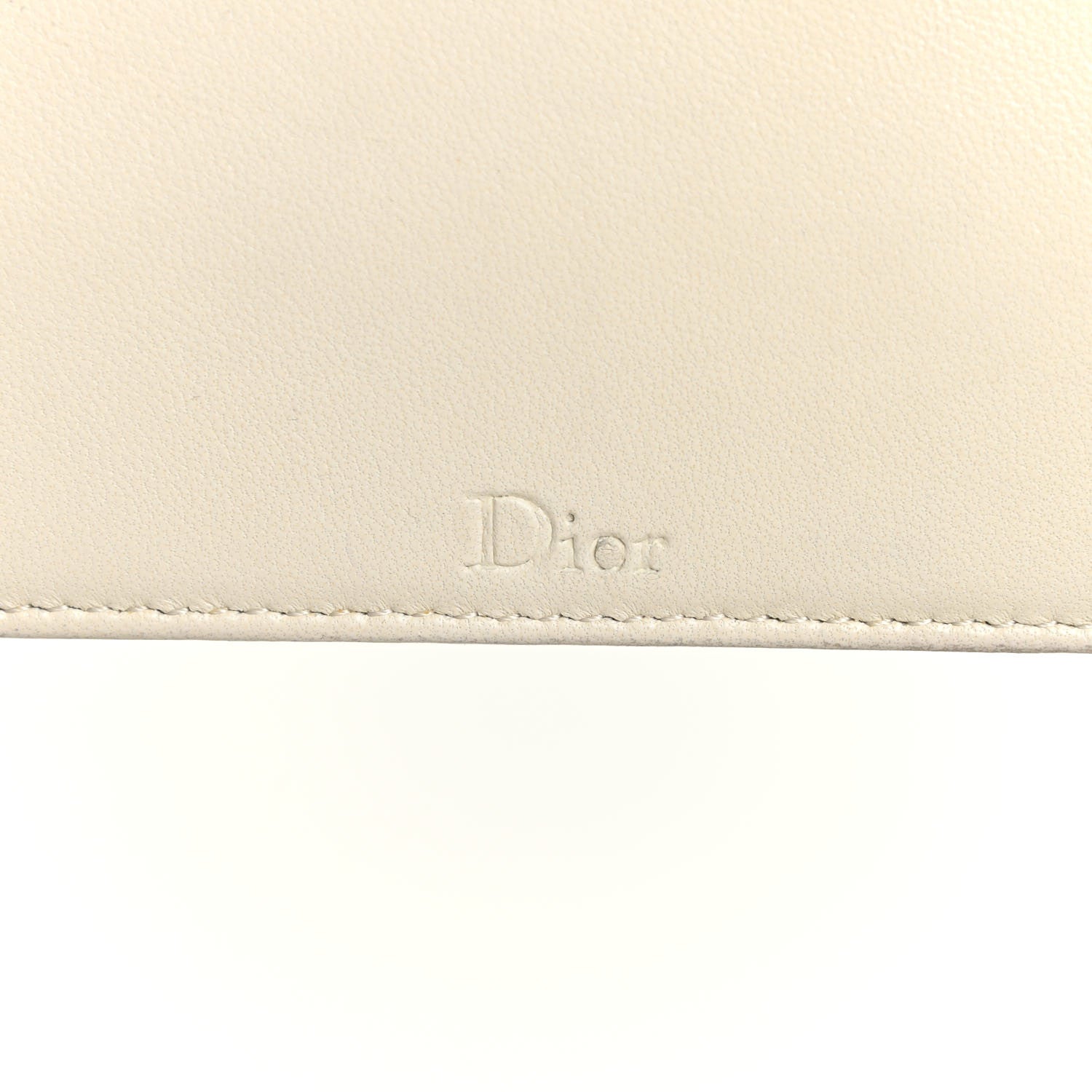 Christian Dior Lambskin Studded Medium Diorama Flap Bag Latte 14 of 16