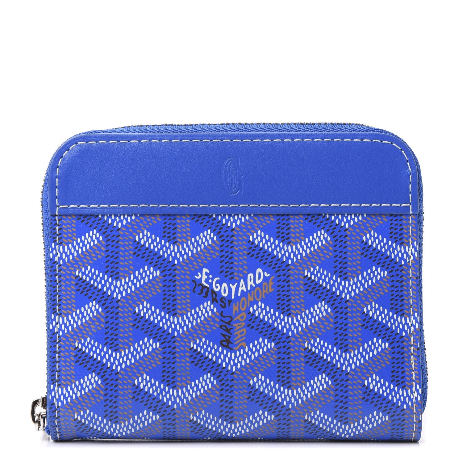 Goyard Goyardine Compact Wallet Blue 1 of 8