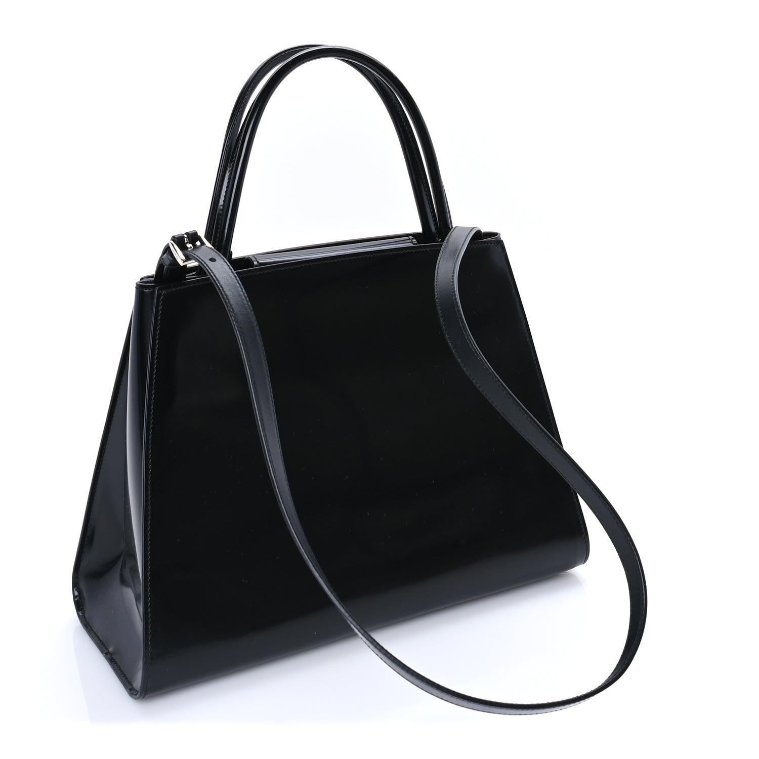 Prada Spazzolato Tote  Black 2 of 7