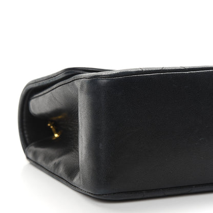 Chanel Lambskin Quilted Medium Single Flap Black 9 of 10