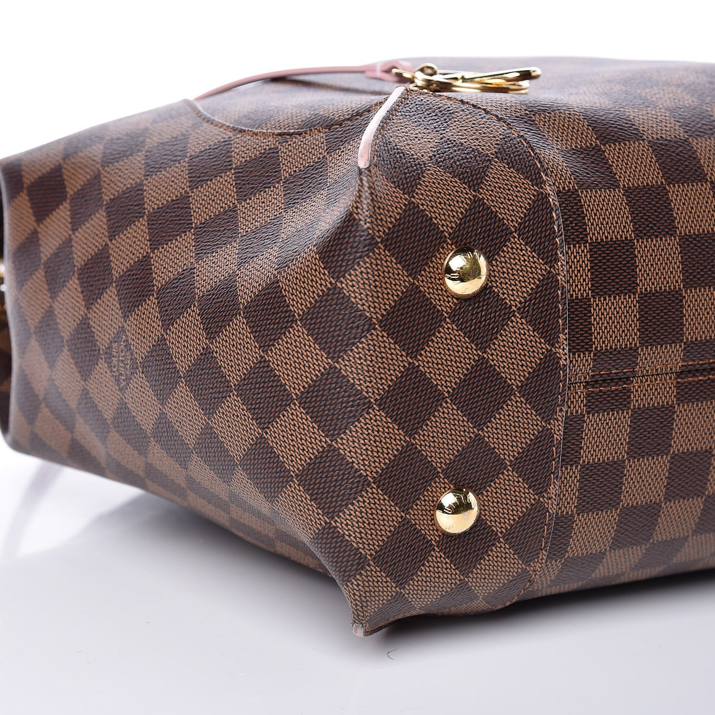 Damier Ebene Caissa Hobo Rose Ballerine