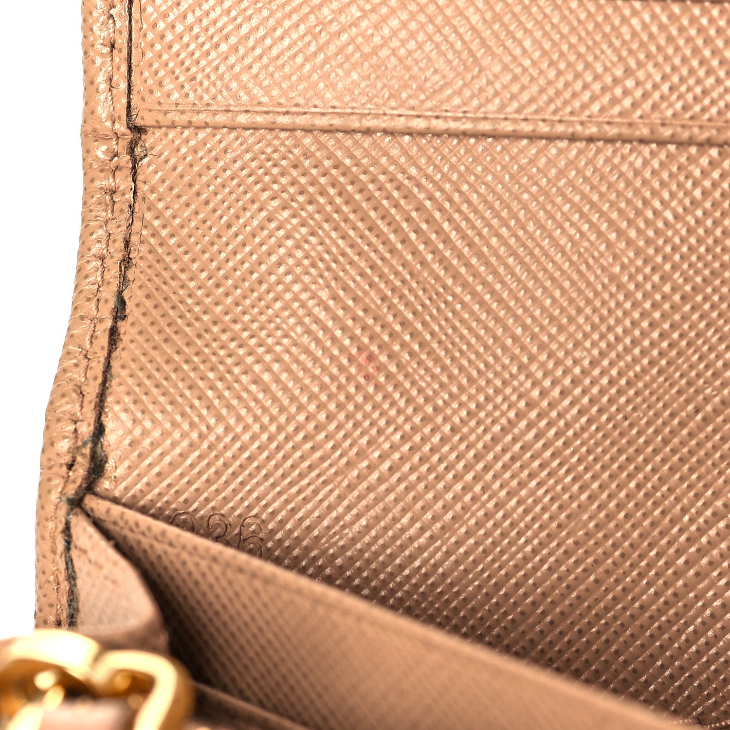 Prada Saffiano Metal Continental Flap Wallet Cammeo 14 of 14