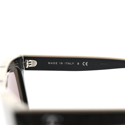 Chanel Acetate CC Butterfly Sunglasses 5414 Black White 7 of 8