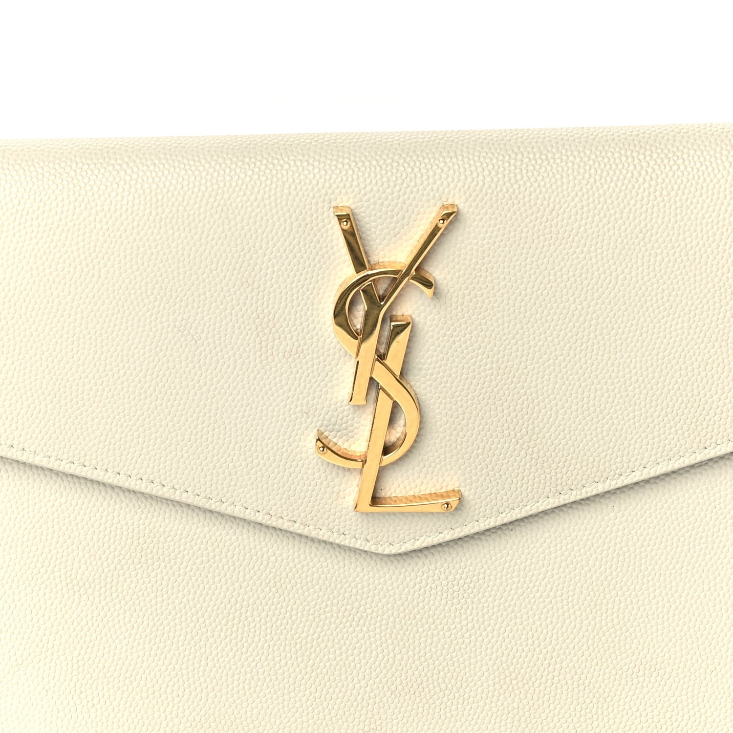Saint Laurent Grain De Poudre Uptown Pouch  Crema Soft 2 of 7
