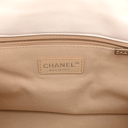 Chanel Calfskin Quilted VIP Flap White Black 6 of 16